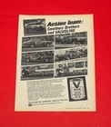 1969 Valvoline Motor Oil Magazine Ad Oldsmobile Cutlass 442 Smothers Brothers 69