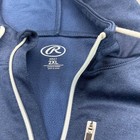 Rawlings Men s 2xl Quarter Zip Hoodie Navy