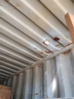 40 Foot High Cube Shipping Container Has Roof Leaks Not Watertight