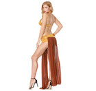 New Sexy Star Wars Women Princess Leia Cosplay Bra Top Dress Bikini  Costume