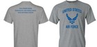 Reese Air Force Base  Lubbock-texas 2-sided Shirt vinyl officially Licensed