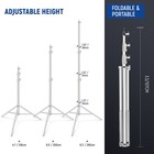 Neewer 9 2ft Heavy Duty Light Stand With Universal Screw Adapter For Strobe Led