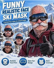 Old Man Ski Mask Funny Realistic Face Balaclava 3d Printed Full Face Winter Us