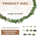 32 Inches 5-8mm Natural Chip Gemstone Strand Chips  green 