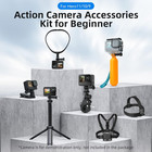 Action Camera Accessories Kit With Waterproof Case For Gopro  Neck Mount  Selfie