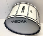 Yamaha 28    Field Corps  Marching Band Bass Drum White