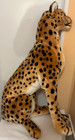 Melissa And Doug Large Giant 34  Plush Realistic Standing Leopard Cheetah  Vgc