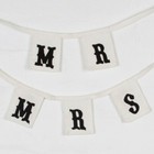 Sass   Belle Set 2 Mr   Mrs Retro Chair Buntings White Party Wedding Decoration