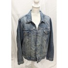 Lucky Brand Grateful Dead Denim Jacket Mens L Skull Lightning Rock Tour