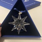 New 2009 Swarovski Crystal 3  Annual Christmas Holiday Ornament With Box