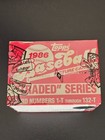 1986 Topps Traded Baseball Complete Set Bbce Wrapped - Tape Intact - Bo  Bonds
