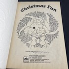 Vintage Christmas Fun A Deluxe Coloring Book Activity Booklet Golden 1988 Unused