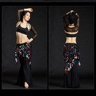 Belly Dance Hip Scarf Sequin Wrap Skirt Belt Tassel Sarong Dancer Festival Skirt