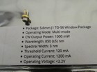 Infrared Laser Diode 850nm 1w 1000mw To-55 5 6mm Can High Power Nos
