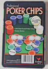 Poker Chips  Professional  Dual Toned Set Of 100 Total W Dealer Chip By Cardinal
