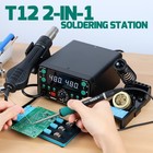 Yihua 902d-iv T12 Soldering Station Hot Air Rework Station 2-in-1 Digital 775w