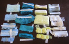 Lot Of 30 Yds Vtg modern Lace Trim Ending Sewing Craft Doll Making Multi-colored