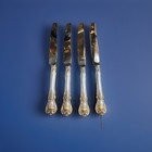 Old Master Towle Sterling Silver Dinner Knife French 9 5 8  Flatware  Set 4