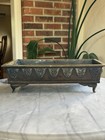 Large Antique Japanese   s Bonsai Soild Brass Planter Bowl 