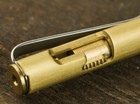 Boker Plus   Rocket Tactical Pen Brass Ballpoint Bolt Action Clip Gold For  pr4