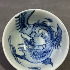 Beautiful Chinese Qing Dynasty Blue And White Porcelain Bowl M
