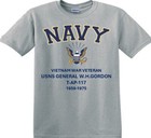 Usns Barrett   T-ap-196  vietnam War eagle  t-shirt  Officially Licensed