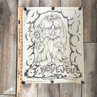 Vintage Picture To Paint Troll Creature I Wove You  4114 For Artex   Tri Chem