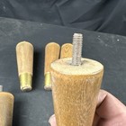 Vintage Set Of 6 Table Legs Mid Century Modern Wood 5   