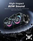 80w Portable Wireless Speaker - Ip67 Waterproof  Deep Bass  Bluetooth 5 0 -