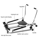 Home Gym Adjustable Exercise Rowing Machine Rower  Double Hydraulic Resistance   