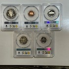 1993-s Proof Set Date 5 Coin Newly Graded Pcgs Pr69 Dcam Perfect Gift