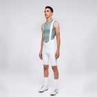 Hard Mens Pro Cycling Bibshorts White By Suarez