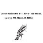 Plus Size Sheer Pantyhose Classic Crotchless Tights Womens Queen