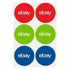 100 Pcs 3  Ebay Sticker 3 Colors Labels Carton Tags
