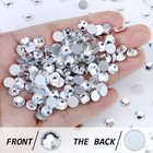 288pcs Ss30 Crystal Glass Flatback Rhinestones  Round Flat Back Crystal Gems    