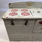 Vintage Little Lady 1950s Metal Child Toy Stove Oven 