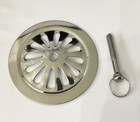 Classic Vintage Antique Style Clawfoot Tub Overflow Cover Plate Bolt   Ring