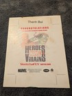 2010 Marvel Heroes Villains Thanh Bui Xmen Jumbo 4x5 Sketch Card Artist Proof