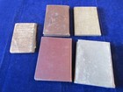 Lot Of 5 Antique Old School Books In Poor Conditions Dated 1897 - 1910 Db23