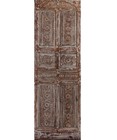 Antique Hand-carved Wooden Door Whitewashed Distressed Wood Sliding Barn Door 80
