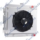 3-row Aluminum Radiator shroud Fan Fit 1968-1973 1972 Dodge Dart Plymouth Duster