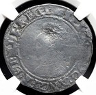 England  Elizabeth I  1558-1603  Hammered Silver Shilling  S-2577  Ngc Fine Det