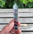 Rainbow Fluorite Double Terminated Wand Set  Soul Purpose  Intuition  Clarity
