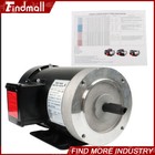 2 Hp General Electric Motor 3 Phase 56c Frame 1800 Rpm Tefc 230   460 Volt New
