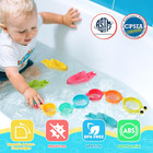 11 Pcs Toddler Bath Toys For Kids Ages 1-3 Baby Shower Toys Mold Free Bathtub To