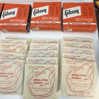 Vintage Gibson Mona Steel Banjo Strings Nos 7 Complete Sets 571 566 F573 Box