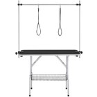 45  Foldable Large Dog Cat Pet Grooming Table W arm   Noose   Non-slip Surface