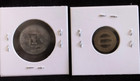 Pair Of Vintage Tokens Missouri 1 Sales Tax Receipt   Connecticut Co 