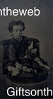 Rare 1880s Victorian Tintype Child Weird Shaped Head Antique Doll Oddity Photo
