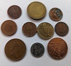 World Coin Collection 10 Coin Lot Set Estate Bulk - Exact Coins W112